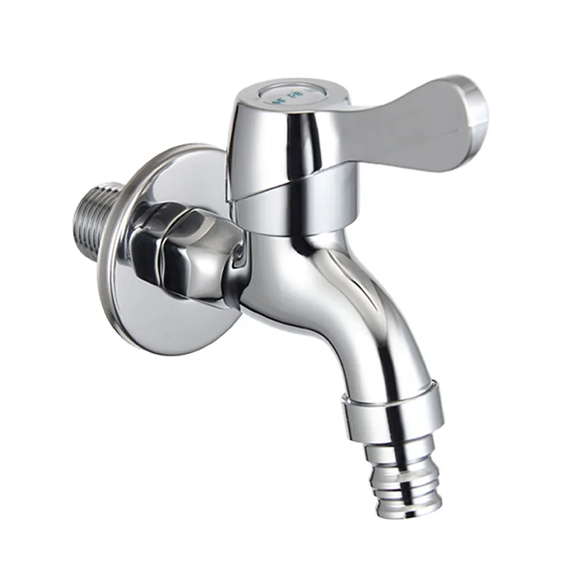 ก๊อกน้ำ Mop Pool แบบเปิดเร็วแบบเย็นเดี่ยวหนาทองแดงทั้งหมด