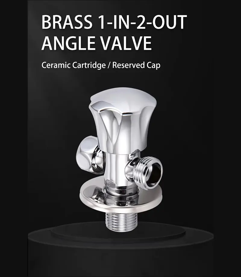 1-in-2 out Single Control Angle Valve 1-in-2 out Single Control Angle Valve