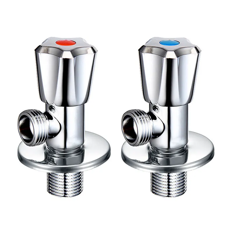 วาล์วมุมทองเหลืองชิ้นเดียว