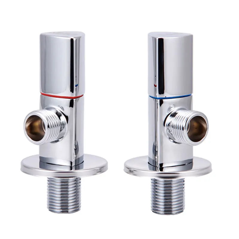 วาล์วมุมทองเหลืองเสริมแรง